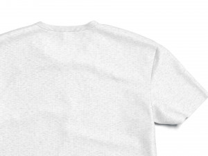 Flat Lay T-shirt front and back - crumpled unisex tshirt 3D Model