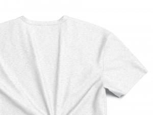 Flat Lay T-shirt front and back - twisted casual tshirt 3D Модель
