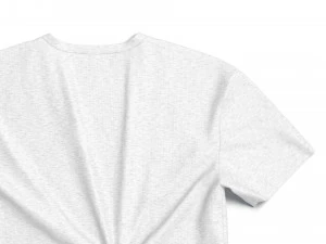 Flat Lay T-shirt front and back - twisted casual tshirt 3D Model