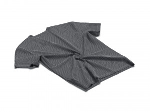 Flat Lay T-shirt front and back - twisted casual tshirt 3D Модель