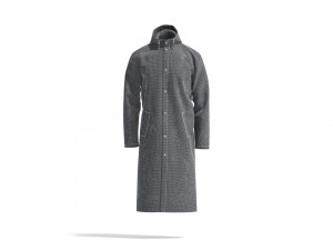 White Rain Coat - waterproof raincoat jacket Modèle 3D