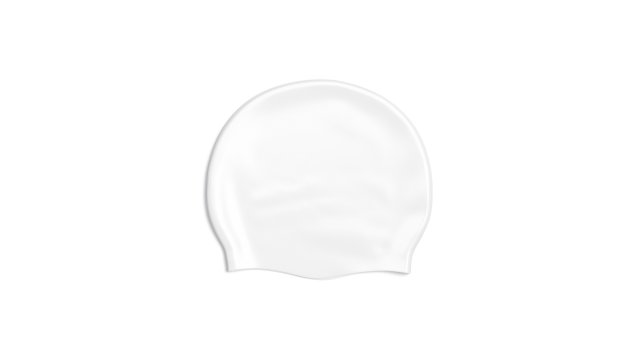 White swimming cheap hat