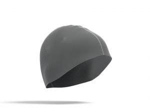 White Swim Cap Set - sports rubber swimming hat 3D 模型