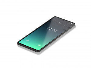 Animated Flexible Phone - clamshell smartphone with cyclic animation of display folding 3D Model