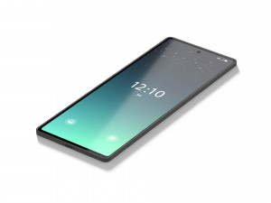 Animated Flexible Phone - twisted smartphone with cyclic animation of the display curling Modello 3D