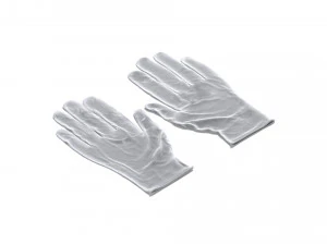 Blue Rubber Gloves 2 Types - disposable medicine nitrile protective glove 3D Model