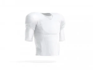 White American Football Jersey - protect quarterback player uniform 3D Model