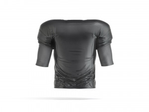 Black American Football Jersey - protect quarterback player uniform 3D Модель