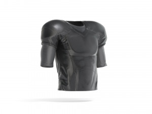 Black American Football Jersey - protect quarterback player uniform 3D Модель