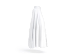 White Burqa - muslim traditional woman outer hijab Modello 3D