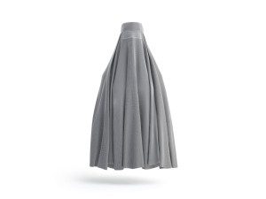 White Burqa - muslim traditional woman outer hijab Modello 3D