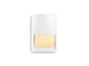Cheese Packaging - plastic transparent tray with chese slices 3D Model