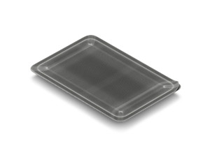 Cheese Packaging - plastic transparent tray with chese slices 3D Модель