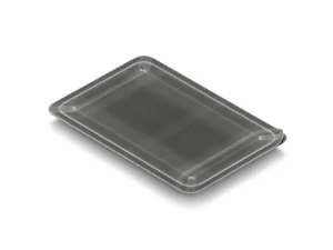 Cheese Packaging - plastic transparent tray with chese slices 3D Model