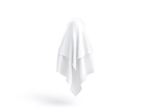 White Niqab - muslim traditional woman headdress niqaab 3D-Modell