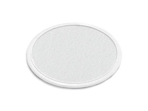 White Round Embroidered Patch - lying embroidery circle badge 3Dモデル