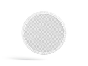 White Round Embroidered Patch - lying embroidery circle badge 3Dモデル