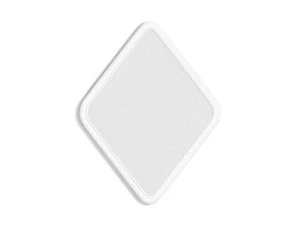 Нашивка с вышивкой белым ромбом - лежащий значок с вышивкой в ​​виде ромба 3D Модель