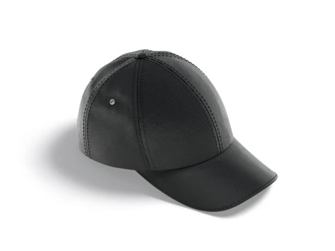 Black Baseball Cap - sport hat with visor 3D Model