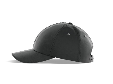 Black Baseball Cap - sport hat with visor 3D Model