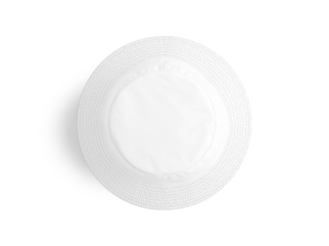 White Bucket Hat - summer head wear panama 3Dモデル
