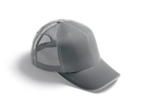 White Trucker Hat - sport mesh baseball cap 3D Model