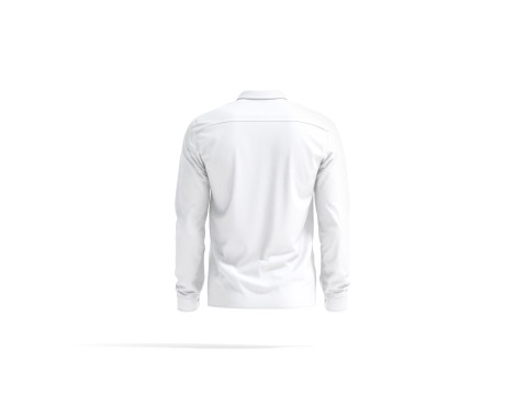 White Dress Shirt - men long sleeve classic shirt 3D Модель