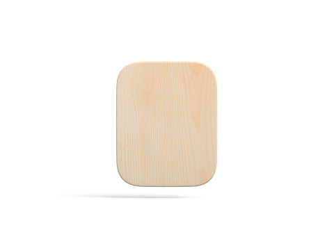 Wood Plate 8 Types - round square rhombus rectangle wooden board Modelo 3D