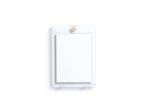 Transparent Magnetic Trading Card - plastic collectible graded case Model 3D