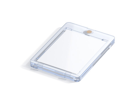 Transparent Magnetic Trading Card - plastic collectible graded case Model 3D