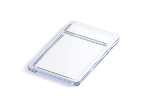Transparent Trading Card - plastic collectible graded case Modelo 3D