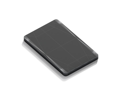 Transparent Trading Card - plastic collectible graded case Modelo 3D