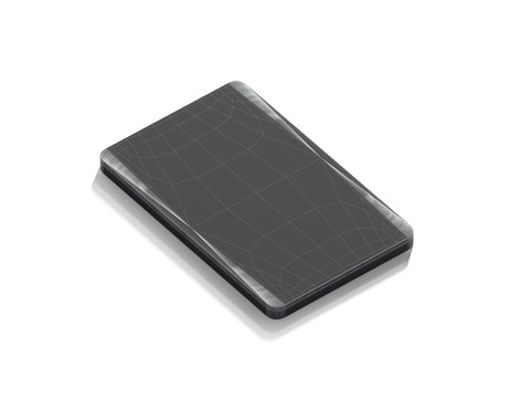 Transparent Trading Card - plastic collectible graded case Modelo 3D