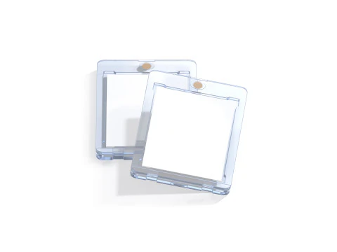 Transparent Magnetic Trading Card Stack - 2 plastic collectible graded case 3D Model