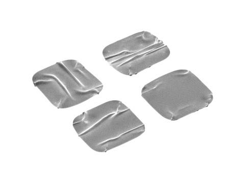 Adhesive Sticker Tape Set - square scotch piece 3D Модель