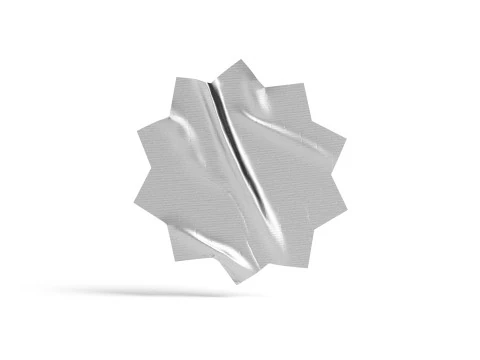 Adhesive Sticker Tape Set - round square rhombus star 4 scotch shape 3D Model