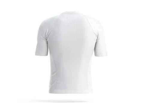 White Men Cycling Jersey - bicycle zipper sport t-shirt 3D Model
