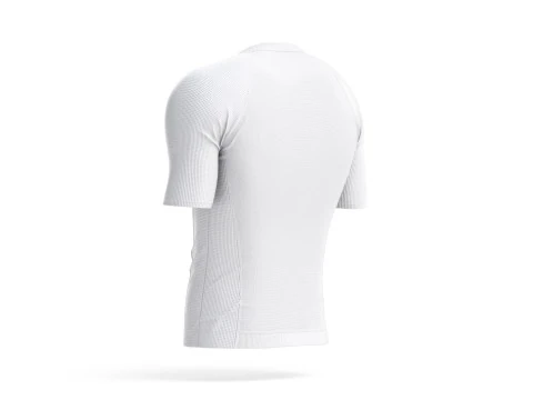 White Men Cycling Jersey - bicycle zipper sport t-shirt 3D Model