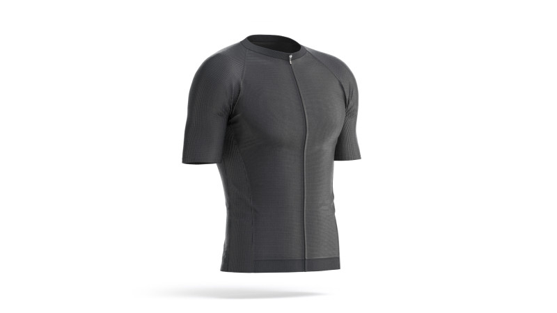 Black and white cycle jersey outlet