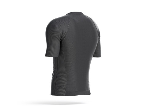 Black Men Cycling Jersey - bicycle zipper sport t-shirt Model 3D