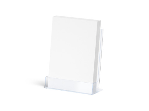 Acrylic A5 Flyer Holder - brochure in glass plastic transparent tray Model 3D