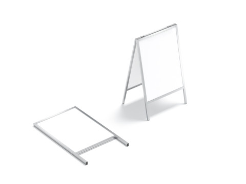 Advertising street stand - sandwich sign board 3D Model