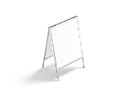 Stand de rua publicit&aacute;rio - placa de sinaliza&ccedil;&atilde;o sandu&iacute;che Modelo 3D