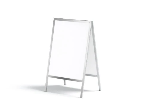 Stand de rua publicit&aacute;rio - placa de sinaliza&ccedil;&atilde;o sandu&iacute;che Modelo 3D