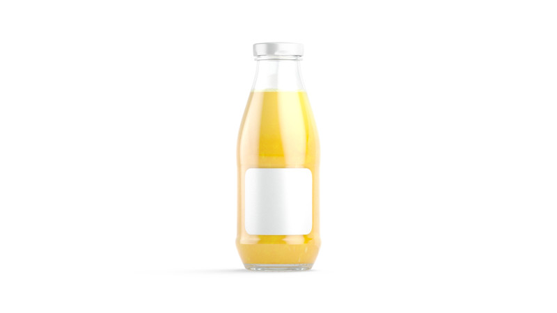 Juice Glass Bottle Orange - juicy oranges drink jar 3D Модель .c4d .max .obj .3ds .fbx .stl .blend 