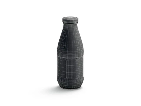 Juice Glass Bottle Tomato - juicy tomatoes drink jar 3D Model