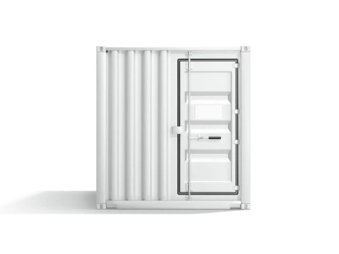 White Cargo Container - shipping steel box 3D Model