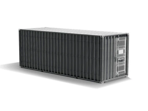 White Cargo Container - shipping steel box 3D Model