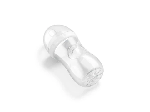 Empty Plastic Baby Bottle - transparent children milk feeding container 3D Model