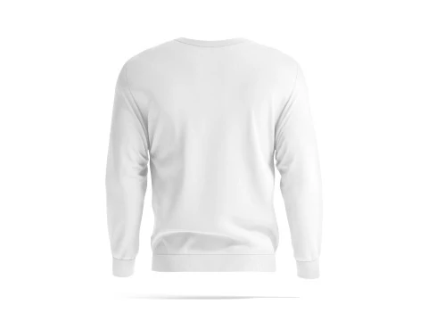 White Sweater - crewneck mens sweatshirt 3D Model